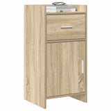 Sideboard Sonoma Oak 40 x 36 x 80 cm Engineered Wood - Side View