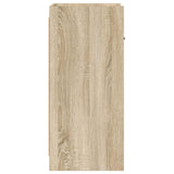 Sideboard Sonoma Oak 40 x 36 x 80 cm Engineered Wood - Rear View