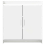 Sideboard White 72 x 36 x 80 cm Engineered Wood - 45-Degree Angle