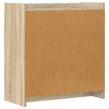 Sideboard Sonoma Oak 72 x 36 x 80 cm Engineered Wood - Close-Up Angle