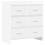 Sideboard White 75 x 33 x 80 cm Engineered Wood