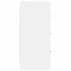 Sideboard White 75 x 33 x 80 cm Engineered Wood