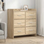 Sideboard Sonoma Oak 75 x 33 x 80 cm Engineered Wood