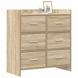 Sideboard Sonoma Oak 75 x 33 x 80 cm Engineered Wood