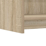 Sideboard Sonoma Oak 75 x 36 x 80 cm Engineered Wood - Rear View