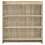 Sideboard Sonoma Oak 75 x 36 x 80 cm Engineered Wood - Top-Down View
