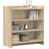 Sideboard Sonoma Oak 75 x 36 x 80 cm Engineered Wood - Side View