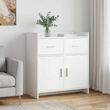 Sideboard White 75 x 36 x 80 cm Engineered Wood
