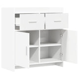 Sideboard White 75 x 36 x 80 cm Engineered Wood - Top-Down View
