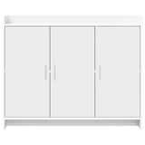 Sideboard White 98.5 x 33 x 80 cm Engineered Wood