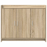 Sideboard Sonoma Oak 98.5 x 33 x 80 cm Engineered Wood - 45-Degree Angle