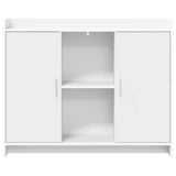 Sideboard White 98.5 x 33 x 80 cm Engineered Wood