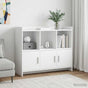 Sideboard White 98.5 x 33 x 80 cm Engineered Wood