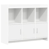 Sideboard White 98.5 x 33 x 80 cm Engineered Wood - Front View