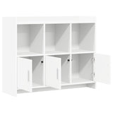 Sideboard White 98.5 x 33 x 80 cm Engineered Wood - Top-Down View
