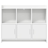 Sideboard White 98.5 x 33 x 80 cm Engineered Wood - 45-Degree Angle