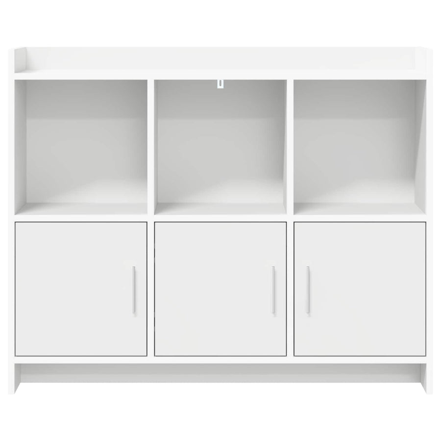 Sideboard White 98.5 x 33 x 80 cm Engineered Wood