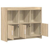 Sideboard Sonoma Oak 98.5 x 33 x 80 cm Engineered Wood - Top-Down View