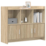 Sideboard Sonoma Oak 98.5 x 33 x 80 cm Engineered Wood - Side View