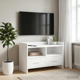 TV Cabinet 71.5 x 33 x 47 cm White Engineered Wood