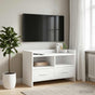 TV Cabinet 71.5 x 33 x 47 cm White Engineered Wood