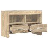 TV Cabinet 71.5 x 33 x 47 cm Sonoma Oak Engineered Wood - Side View