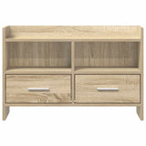 TV Cabinet 71.5 x 33 x 47 cm Sonoma Oak Engineered Wood - Top-Down View