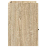 TV Cabinet 71.5 x 33 x 47 cm Sonoma Oak Engineered Wood - 45-Degree Angle