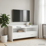 TV Cabinet 100 x 33 x 47 cm White Engineered Wood