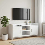 TV Cabinet 102 x 33 x 47 cm White Engineered Wood