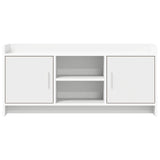 TV Cabinet 102 x 33 x 47 cm White Engineered Wood
