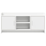 TV Cabinet 102 x 33 x 47 cm White Engineered Wood