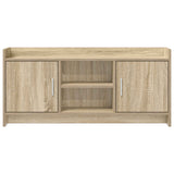 TV Cabinet 102 x 33 x 47 cm Sonoma Oak Engineered Wood - 45-Degree Angle