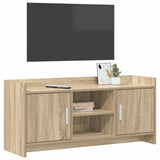 TV Cabinet 102 x 33 x 47 cm Sonoma Oak Engineered Wood - Side View