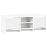 TV Cabinet 130 x 33 x 47 cm White Engineered Wood