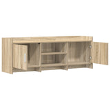 TV Cabinet 130 x 33 x 47 cm Sonoma Oak Engineered Wood - Top-Down View