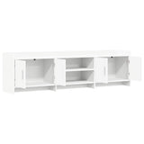 TV Cabinet 168 x 33 x 47 cm White Engineered Wood