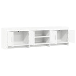 TV Cabinet 168 x 33 x 47 cm White Engineered Wood