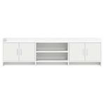 TV Cabinet 168 x 33 x 47 cm White Engineered Wood