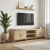 TV Cabinet 168 x 33 x 47 cm Sonoma Oak Engineered Wood