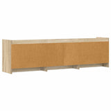 TV Cabinet 168 x 33 x 47 cm Sonoma Oak Engineered Wood - Close-Up Angle