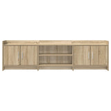 TV Cabinet 168 x 33 x 47 cm Sonoma Oak Engineered Wood - 45-Degree Angle