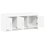 TV Cabinet 102 x 33 x 47 cm White Engineered Wood