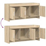 TV Cabinet 102 x 33 x 47 cm Sonoma Oak Engineered Wood - Extra Image