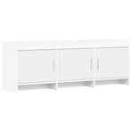 TV Cabinet 130 x 33 x 47 cm White Engineered Wood