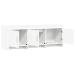 TV Cabinet 130 x 33 x 47 cm White Engineered Wood