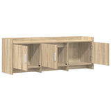 TV Cabinet 130 x 33 x 47 cm Sonoma Oak Engineered Wood - Side View