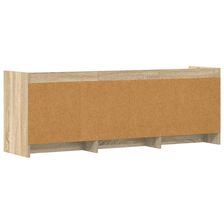TV Cabinet 130 x 33 x 47 cm Sonoma Oak Engineered Wood