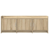 TV Cabinet 130 x 33 x 47 cm Sonoma Oak Engineered Wood