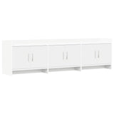 TV Cabinet 168 x 33 x 47 cm White Engineered Wood